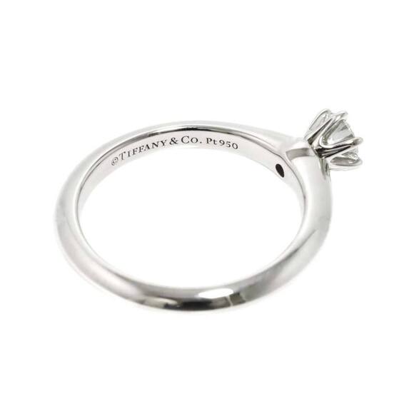 TIFFANY & CO. Platinum Diamond Engagement Ring - Picture 3 of 10